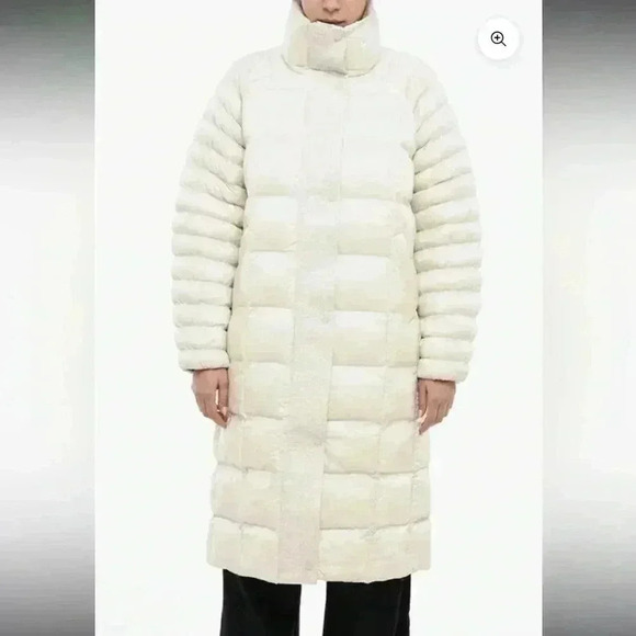 NWT Nike M Sportswear Swoosh Puffer Primaloft Therma Fit Jacket FB7670 104 White - Picture 1 of 16